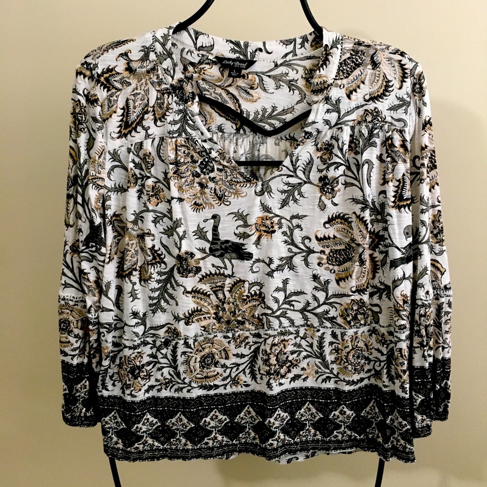 Lucky Brand Paisley Top